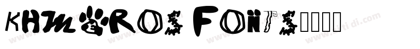 KhmerOS Fonts字体转换